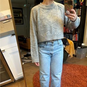Topshop crop sweater